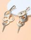 Fashion Silver Color Metal Geometric Taper Drop Earrings