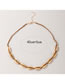 Fashion Gold Alloy Shell Single Layer Necklace