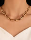 Fashion Gold Alloy Shell Single Layer Necklace