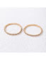 Fashion Gold Alloy Diamond Claw Chain Bracelet