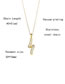 Fashion Gold Stainless Steel Zirconium Wave Necklace