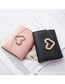 Fashion Pink Pu Love Tri-fold Coin Purse