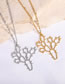 Fashion Gold Coloren Arrow Stainless Steel Arrow Necklace