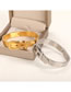 Fashion Platinum Adjustable Bracelet With Belt Buckle