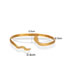 Fashion Gold Color Stainless Steel Gold Plated Snake Open Bracelet