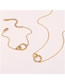 Fashion Necklace Titanium Steel Zirconium Size Ring Necklace