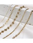 Fashion Stainless Steel Figaro Chain Titanium Steel Geometric Chain Necklace