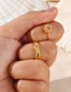 Fashion Gold Color Stainless Steel Gold Plated Zirconium Star Ring