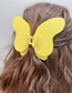 Fashion Bright Yellow Acrylic Butterfly Grip