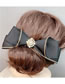 Fashion Pink Bow Fabric Diamond Bow Hair Clip