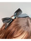 Fashion Beige Bow Three-dimensional Love Bow Hairpin