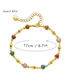 Fashion Gold Gold Plated Copper Heart Drip Bracelet