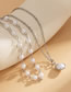 Fashion Gold Resin Pearl Double Necklace