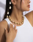 Fashion Gold Braided Adjustable Shell Necklace
