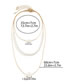 Fashion Silver Pearl Beaded Snake Bone Chain Multilayer Necklace