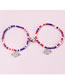 Fashion Color Colorful Rice Beads Beaded Diamond Planet Magnetic Love Bracelet  Glass%2fglass