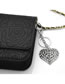 Fashion Silver Alloy Diamond Heart Keychain  Alloy