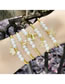 Fashion E Copper Gold Plated Pearl Beaded Diamond Butterfly Bracelet