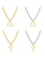Fashion Silver Copper Bulky Chain Heart Pendant Necklace  Copper