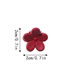 Fashion Pearlescent Flowers (10 Pcs) Plastic Frosted Flower Grip Set