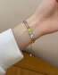 Fashion Bracelet - Color Colorful Heart Beaded Bracelet