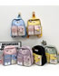 Fashion Pink Nylon Contrast Color Cartoon Backpack