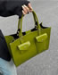 Fashion Gold Color Pu Multi-pocket Large Capacity Crossbody Bag