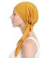 Fashion Yellow Pleated Curved Solid Toe Cap