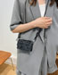 Fashion Orange Pu Head Pattern Belt Buckle Flap Crossbody Bag