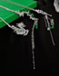 Fashion Hairpin - Silver Color Pleats Dragon-shaped Yuzhu Pleated Fringed Hairpin