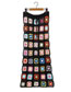 Fashion Color Colorful Crochet Granny Skirt