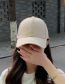 Fashion Pink Cotton Heart Letter Embroidered Baseball Cap