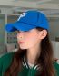 Fashion Grass Green Cotton Letter Embroidered Baseball Cap