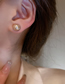 Fashion 2#white-8mm Pearl Magnet Stud Earrings