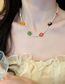 Fashion Color-necklace Pearl Flower Beaded Necklace