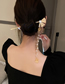 Fashion Hairpin - Gold Color Pure Copper Pearl Fan Tassel Hairpin