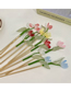 Fashion 12# Hairpin - Rose Gold Color Alloy Geometric Flower Hairpin