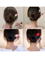 Fashion 10# Hairpin - Red Alloy Geometric Flower Hairpin