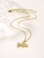 Fashion Gold Titanium Diamond Alphabet Mom Love Necklace