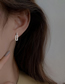 Fashion Silver Color Alloy Geometric Square Stud Earrings