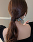 Fashion Hairpin - Black Metal Pearl Moonlight Irregular Pleated Hairpin