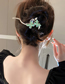 Fashion Clip - Gold Color Alloy Diamond Cat's Eye Butterfly Hair Clip
