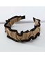 Fashion Brown Ruched Wide-brimmed Headband