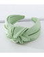 Fashion Light Green Fabric Knotted Wide-brimmed Headband