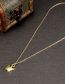 Fashion Gold Color Titanium Steel Three-dimensional Butterfly Necklace