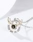 Fashion Silver Alloy Two Tone Deer Head Projection Necklace Set