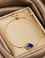 Fashion 3# Alloy Pull Bracelet With Oval Diamonds