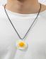 Fashion Poached Egg Alloy Simulation Poached Egg Necklace