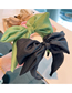 Fashion Black Fabric Bow Wide-brimmed Headband