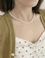 Fashion 4mm Pearl Beaded Necklace